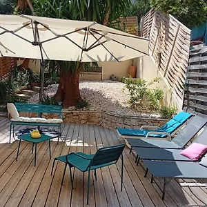 Nice- Gairaut - Jardin Prive- Grand F1 Lumineux-piscine Collective Appartement Nice